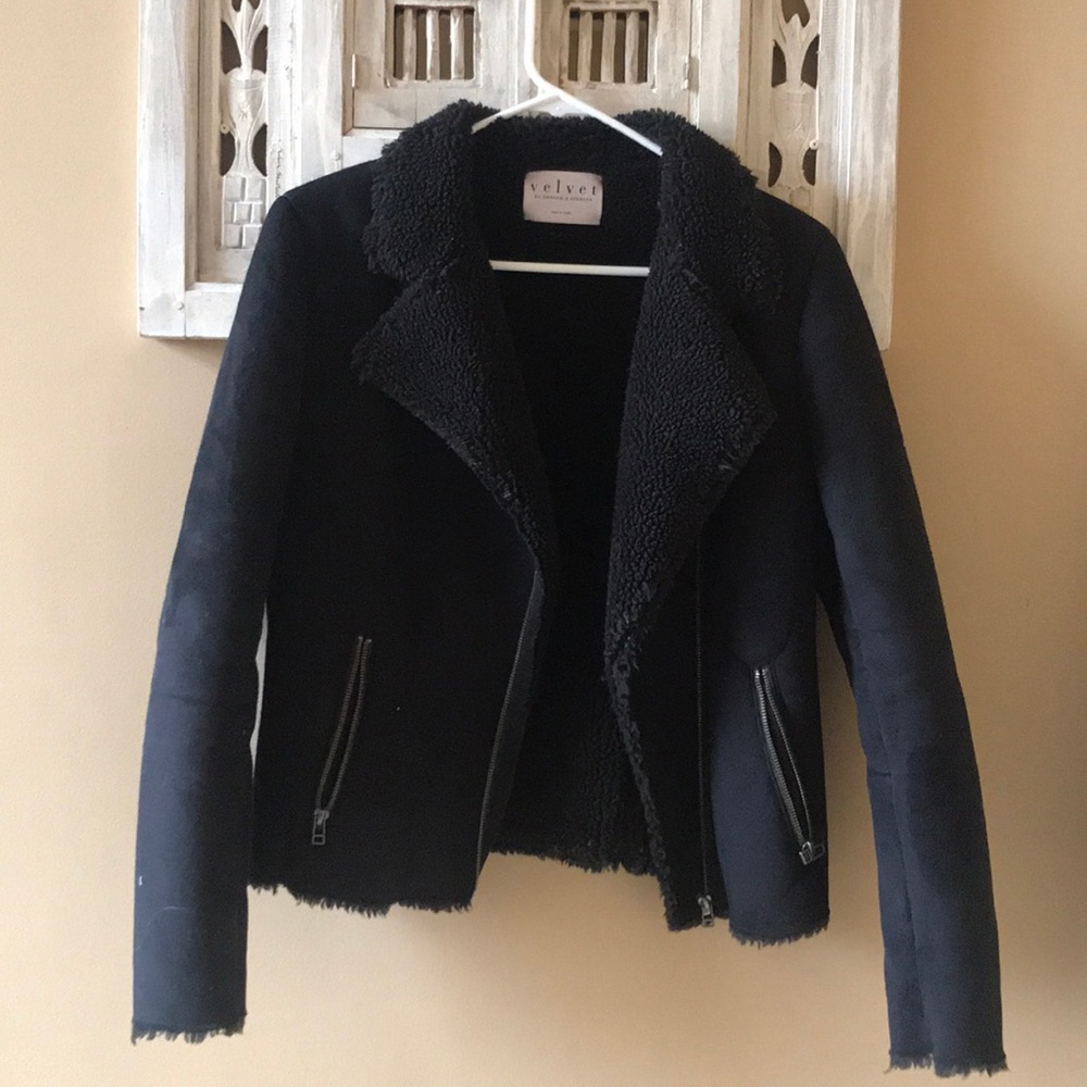 Velvet by Graham and Spencer Shearling jacket